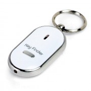 Whistle Controlled Key Finder With LED TorchLight (White)
